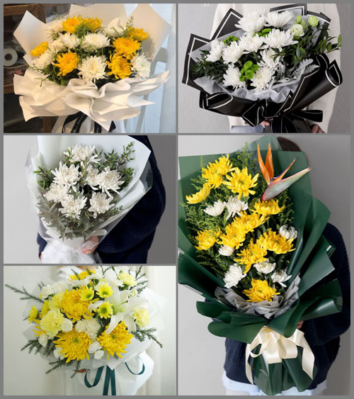 陕西渭南市临渭区三张镇白事花束代送